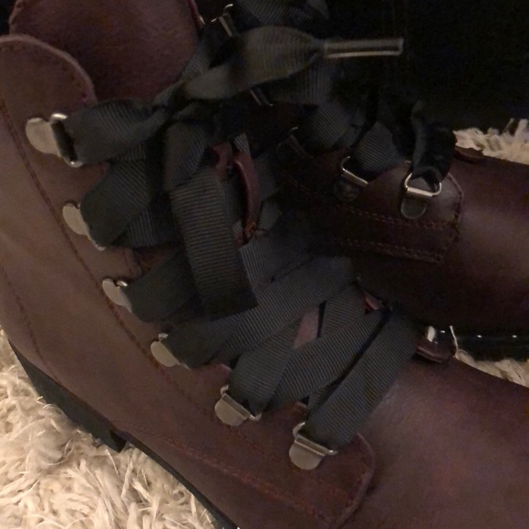 American Heritage NWT sz 7.5 Zip Up Booties Ribbon - Picture 5 of 6